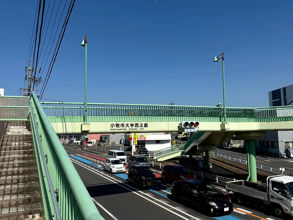 西之島横断歩道橋修繕工事
